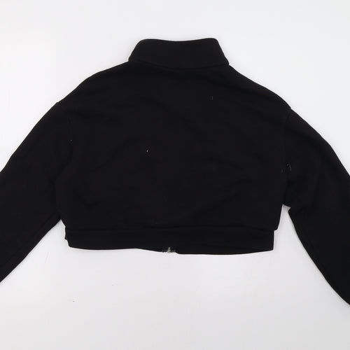 H&M Womens Black   Pullover Sweatshirt Size S