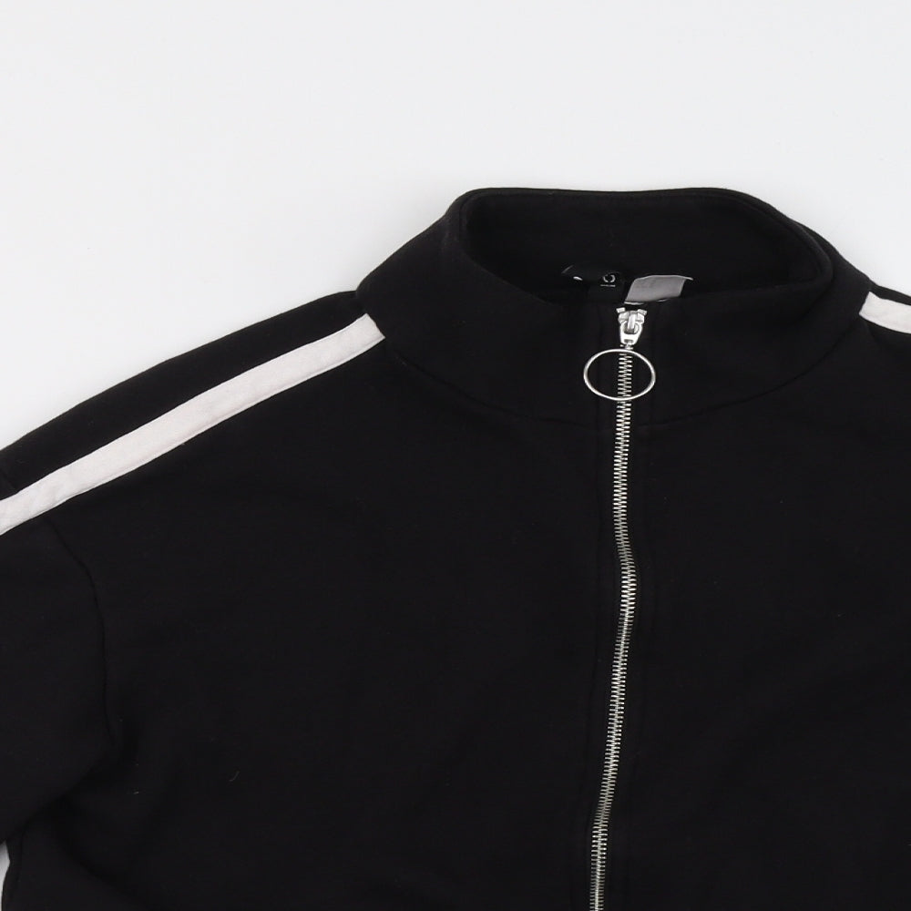 H&M Womens Black   Pullover Sweatshirt Size S