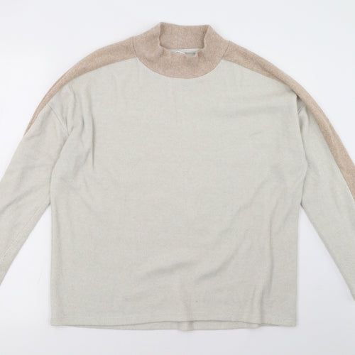 Sainsburys Womens White   Pullover Sweatshirt Size 12