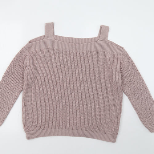 Dorothy Perkins Womens Pink   Pullover Sweatshirt Size 8