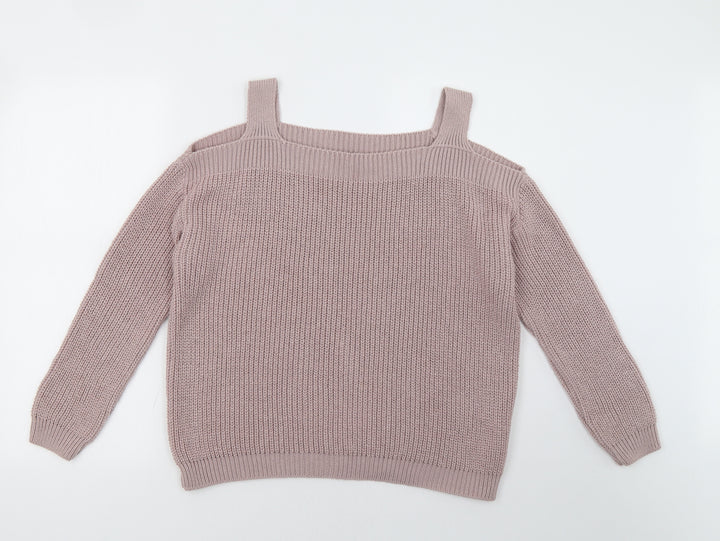 Dorothy Perkins Womens Pink Pullover Sweatshirt Size 8