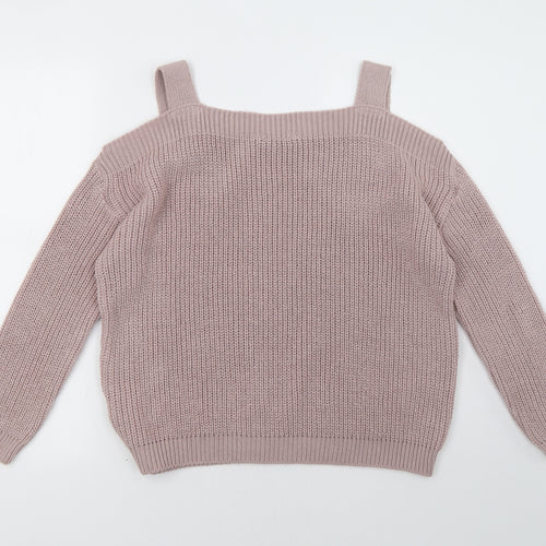 Dorothy Perkins Womens Pink   Pullover Sweatshirt Size 8