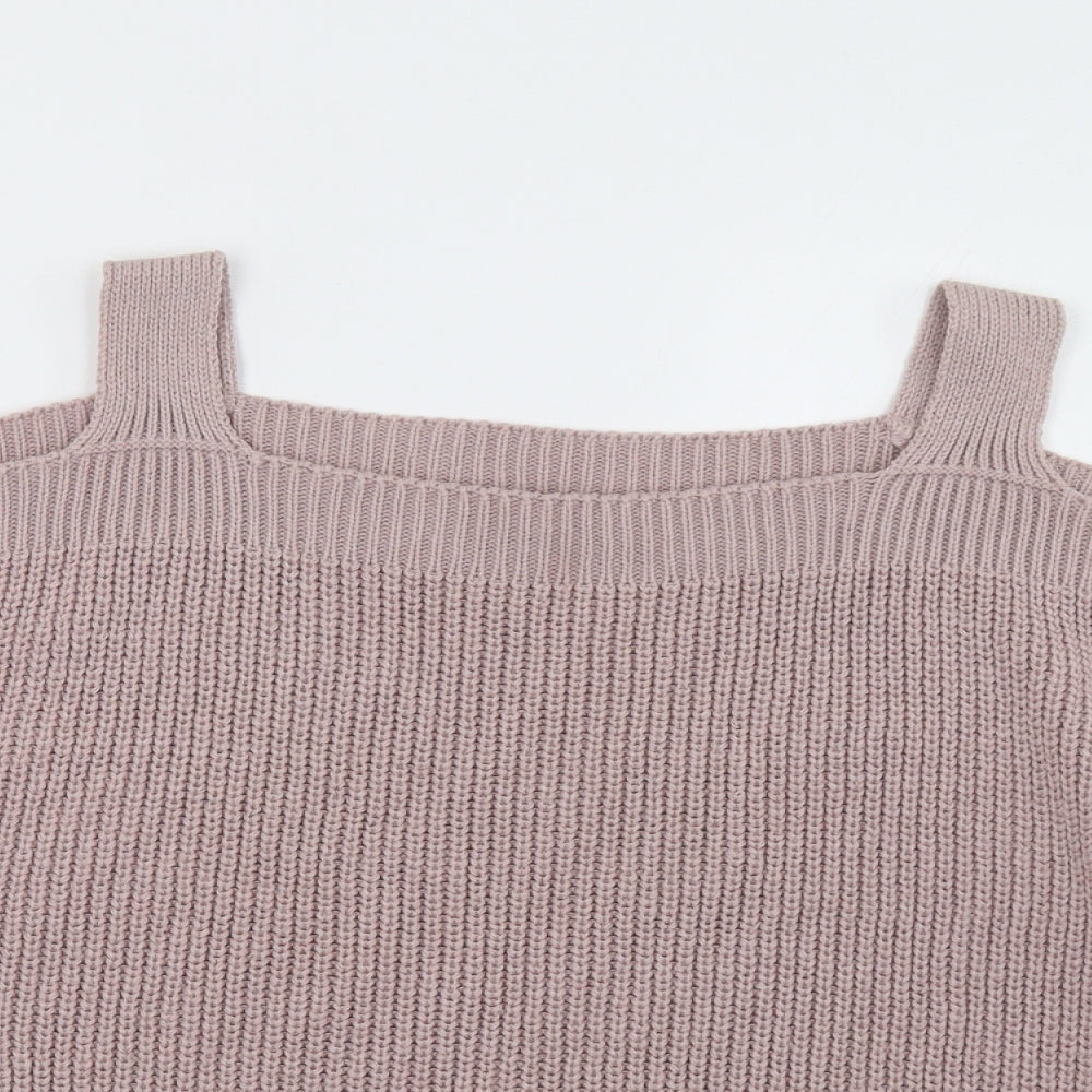 Dorothy Perkins Womens Pink   Pullover Sweatshirt Size 8