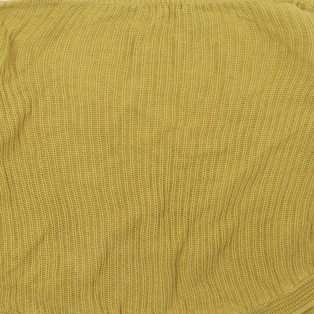 M&Co Womens Yellow   Pullover Sweatshirt Size 18