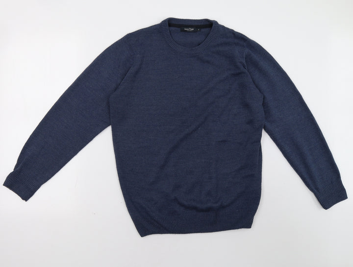 EWM Mens Blue   Pullover Sweatshirt Size M