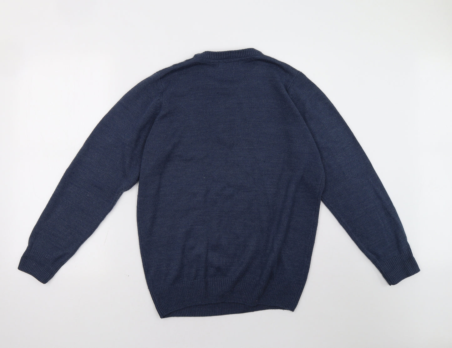 EWM Mens Blue   Pullover Sweatshirt Size M