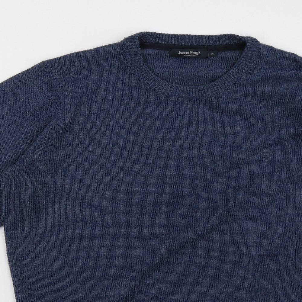 EWM Mens Blue   Pullover Sweatshirt Size M