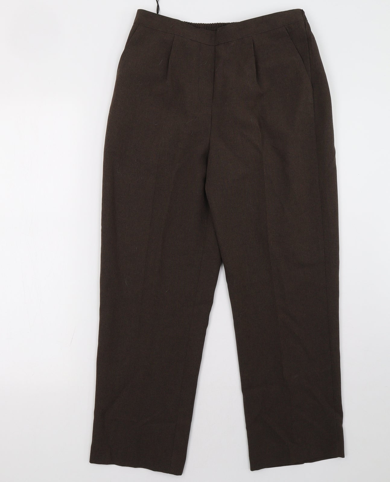Bonmarché Womens Brown   Trousers  Size 10 L28 in