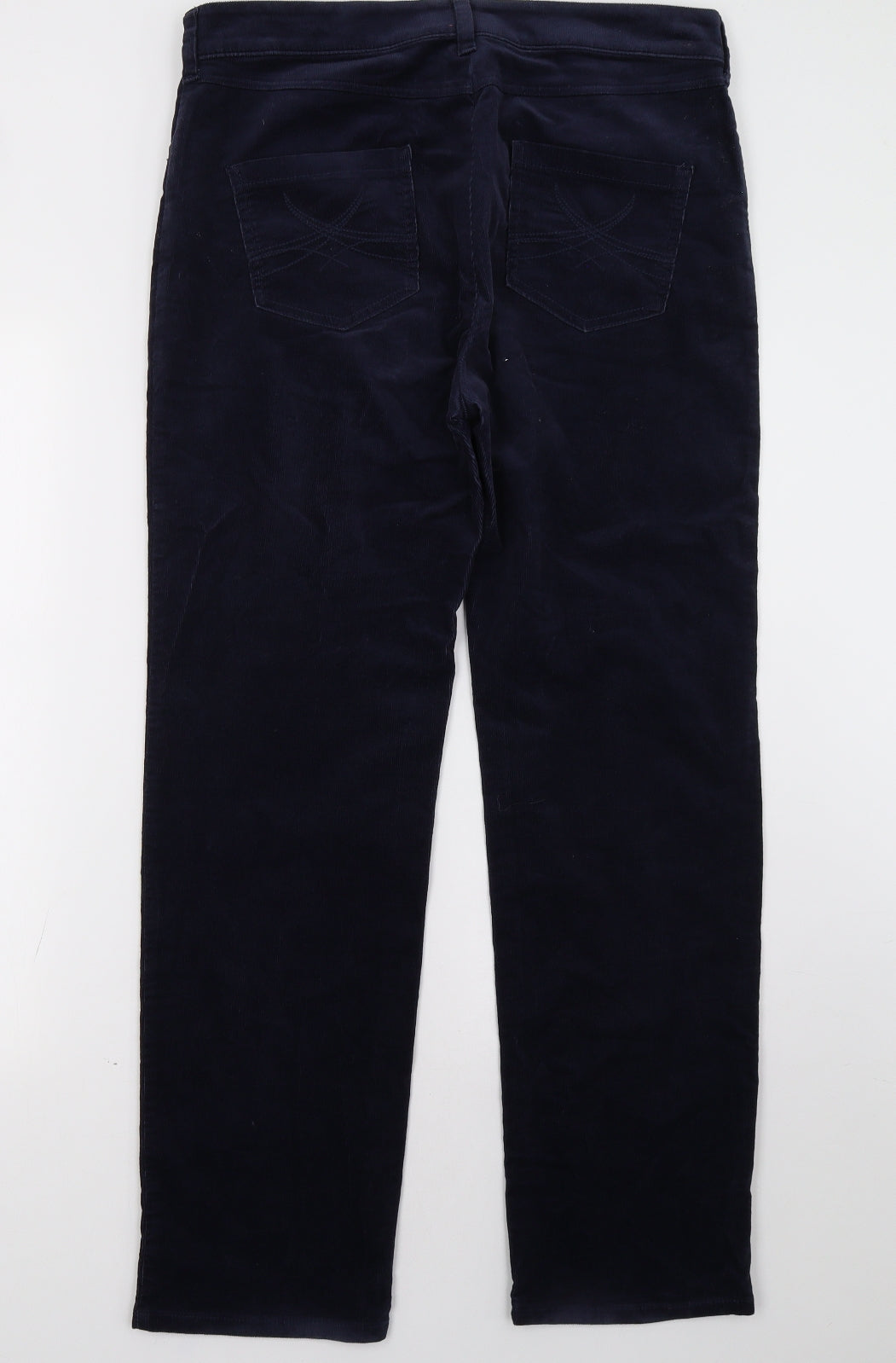 Marks and Spencer Womens Blue   Trousers  Size 14 L34 in