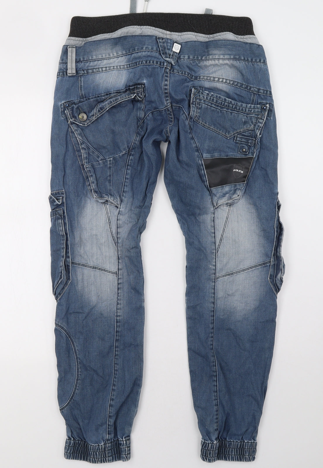 Police Mens Blue   Straight Jeans Size 34 L30 in