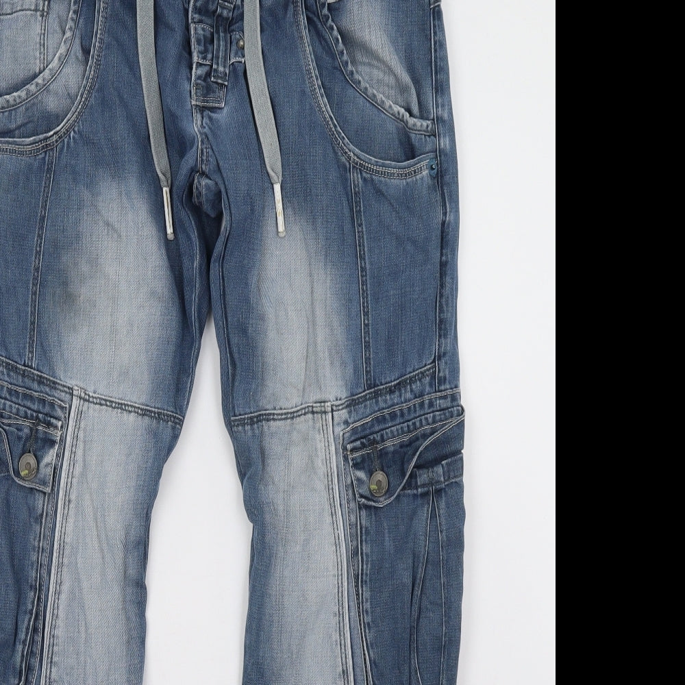 Police Mens Blue   Straight Jeans Size 34 L30 in