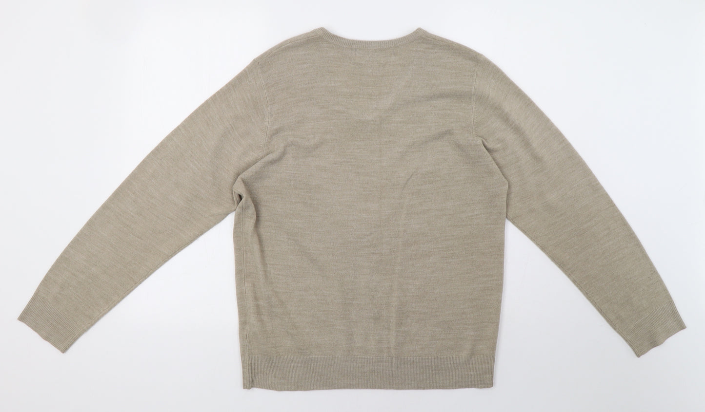 Marks and Spencer Mens Beige   Pullover Sweatshirt Size M