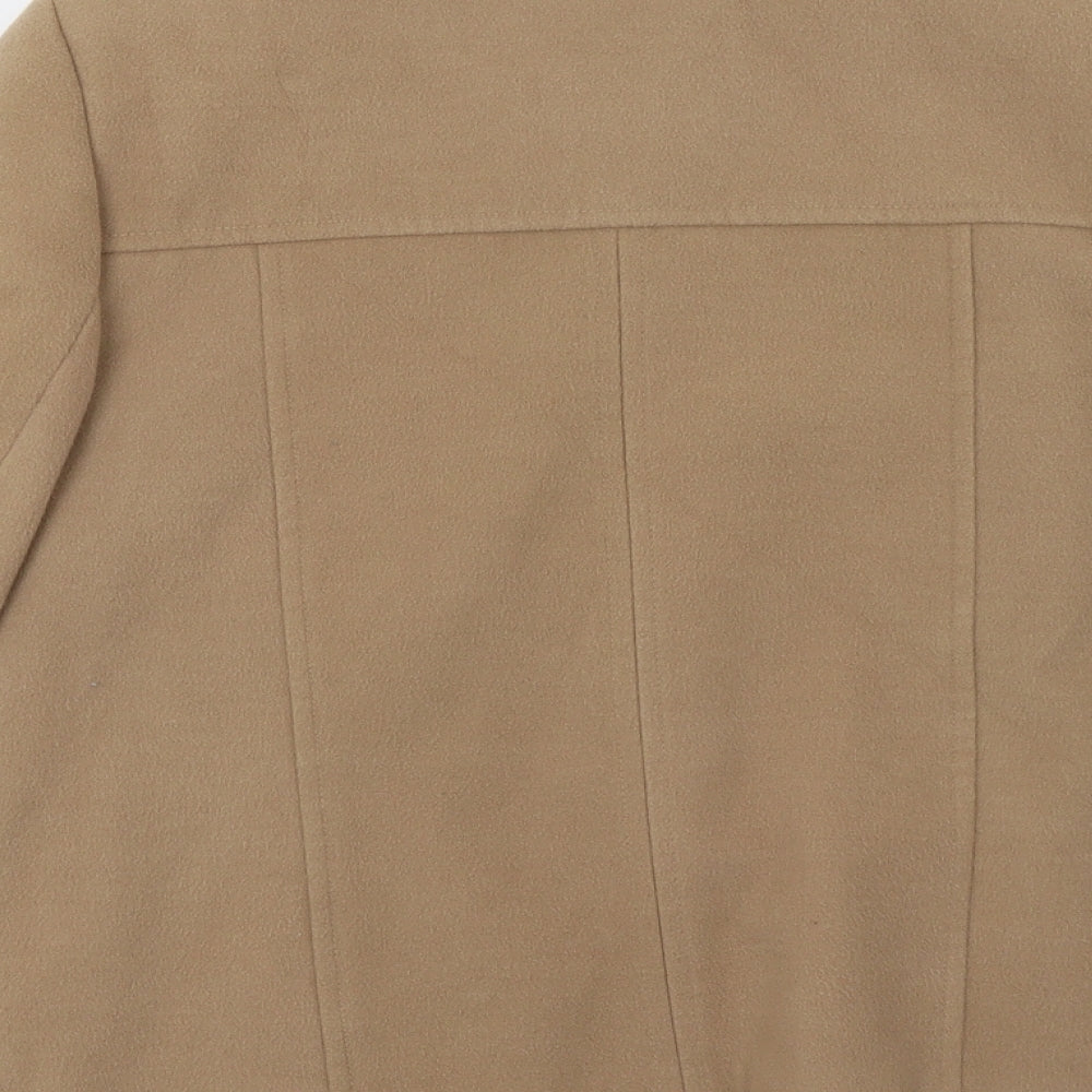 Autonomy Womens Beige   Overcoat Coat Size 10