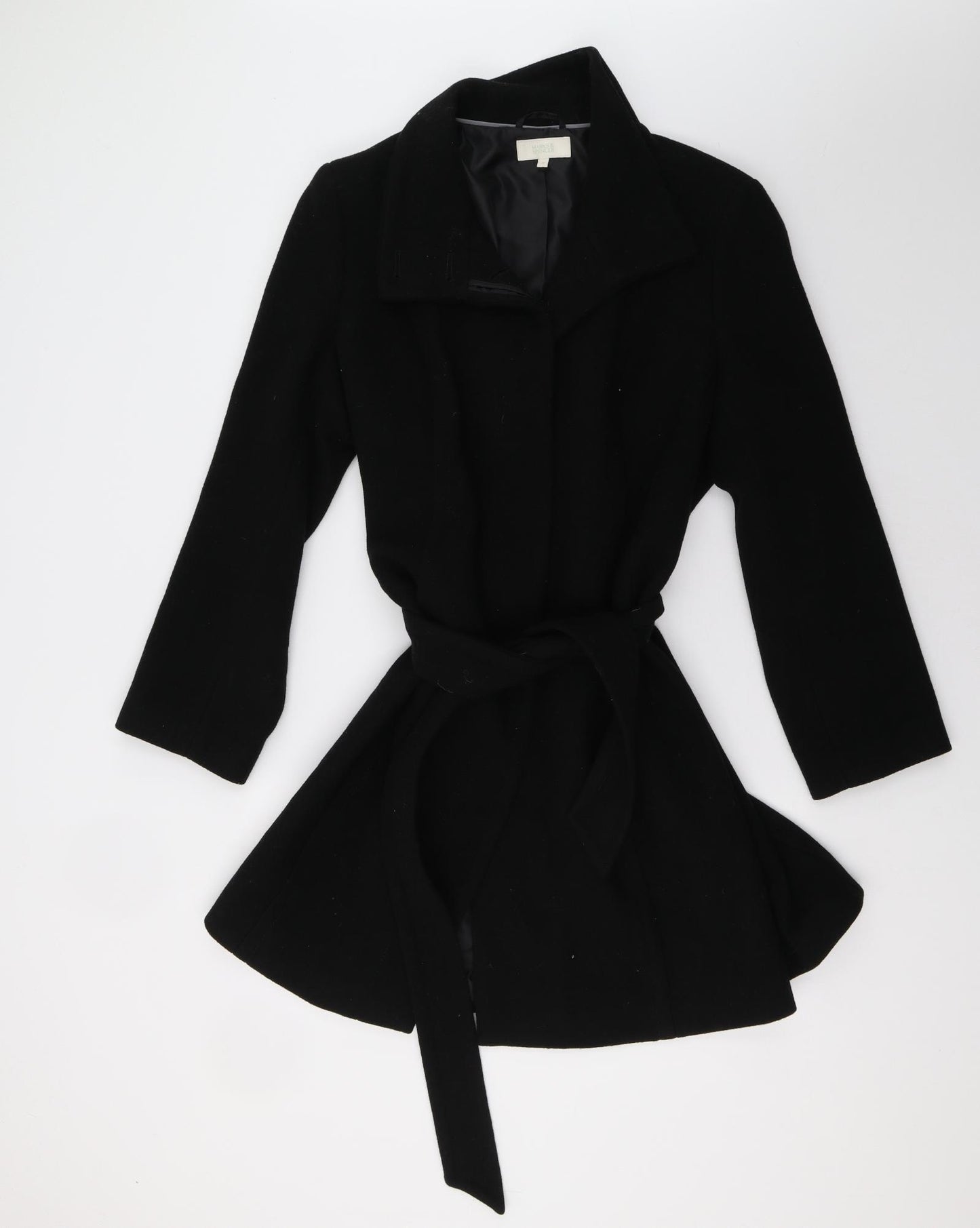 Marks and Spencer Womens Black   Trench Coat Coat Size 18