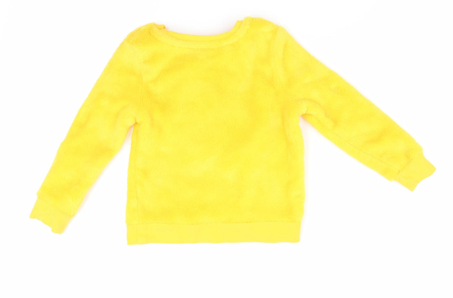 George Baby Yellow Animal Print  Pullover Jumper Size 18-24 Months  - Pudsey Bear