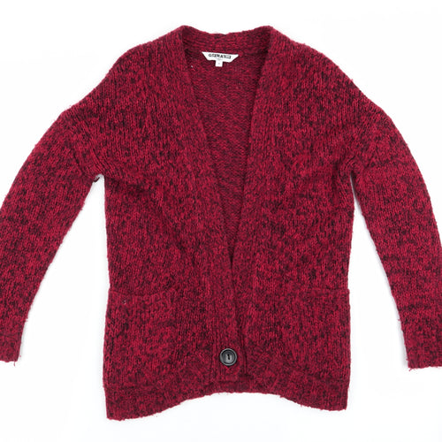 Generation Girls Red   Cardigan Jumper Size 9 Years  - Longline Cardigan