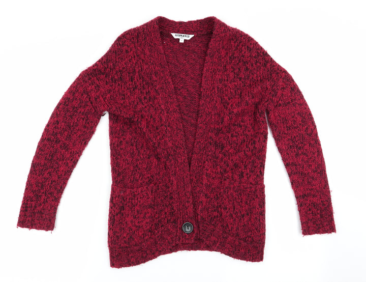 Generation Girls Red   Cardigan Jumper Size 9 Years  - Longline Cardigan