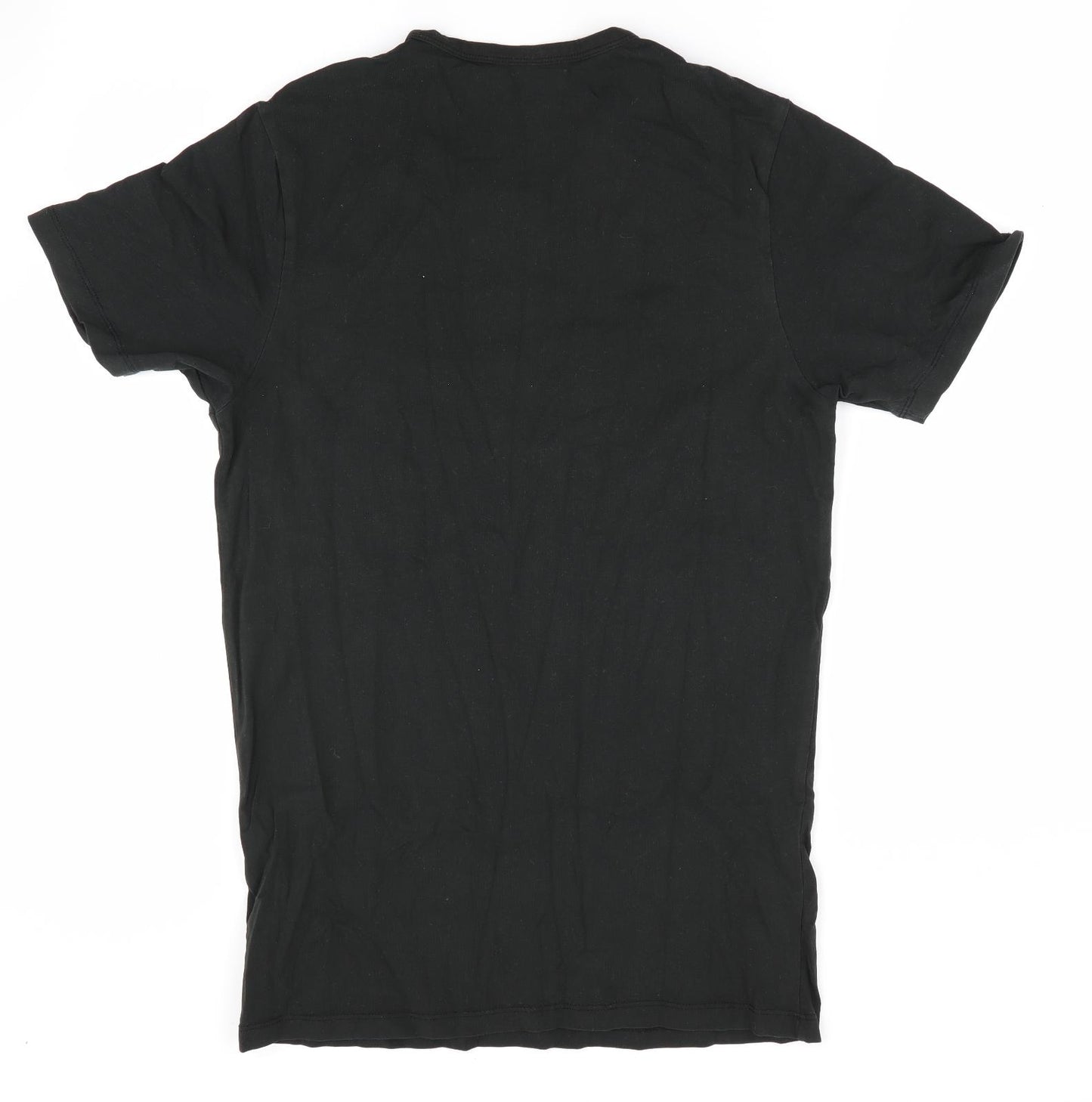 JACK & JONES Mens Black    T-Shirt Size L
