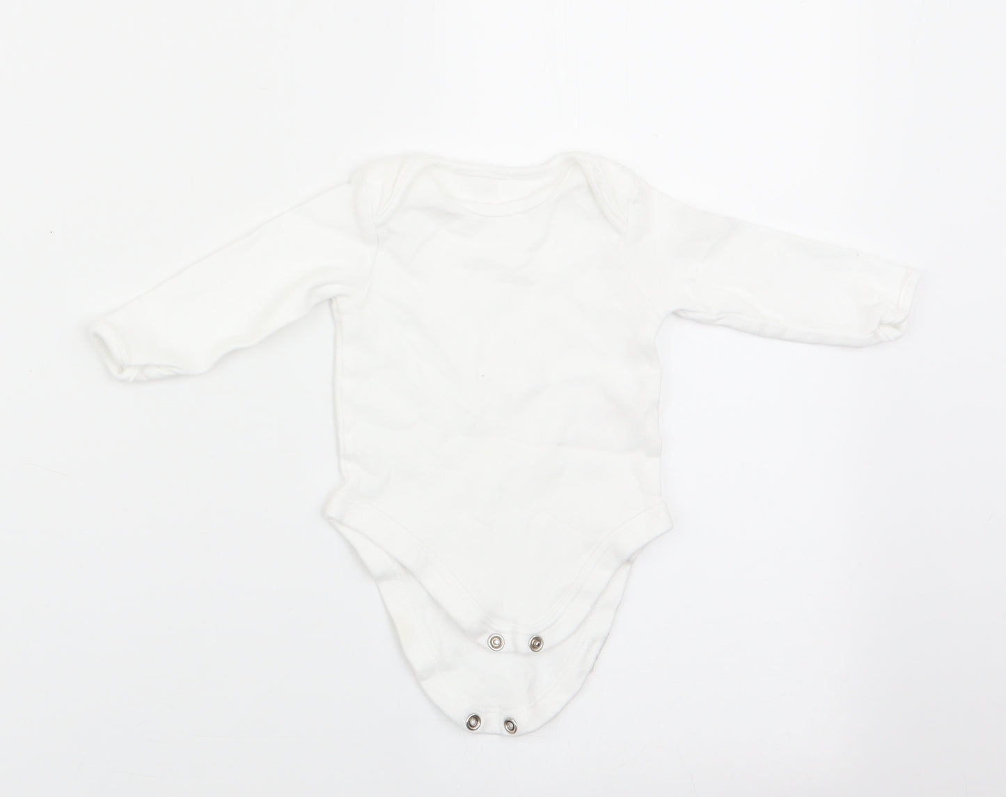 George Baby White   Romper One-Piece Size 0-3 Months