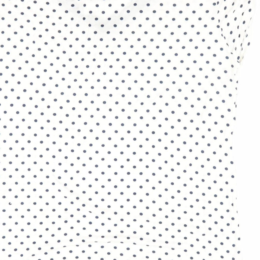 Love To Lounge Womens Blue Polka Dot   Pyjama Top Size 18