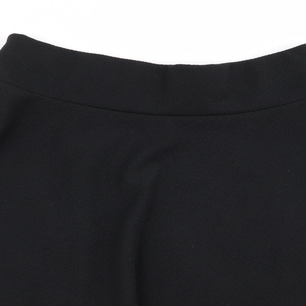 Preworn Womens Black   Flare Skirt Size XL