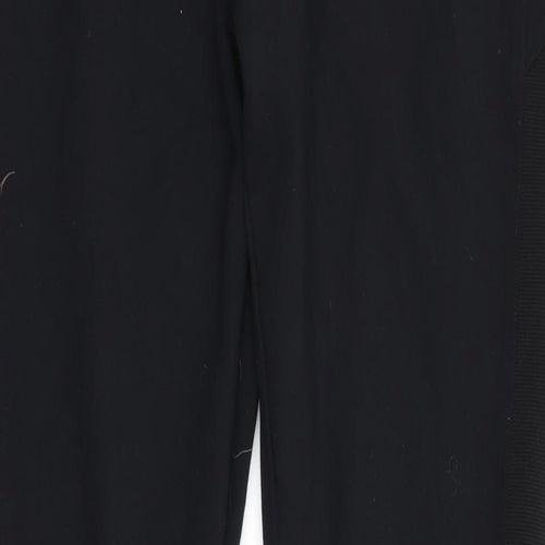 New Look Womens Black   Cropped Leggings Size 16 L25 in