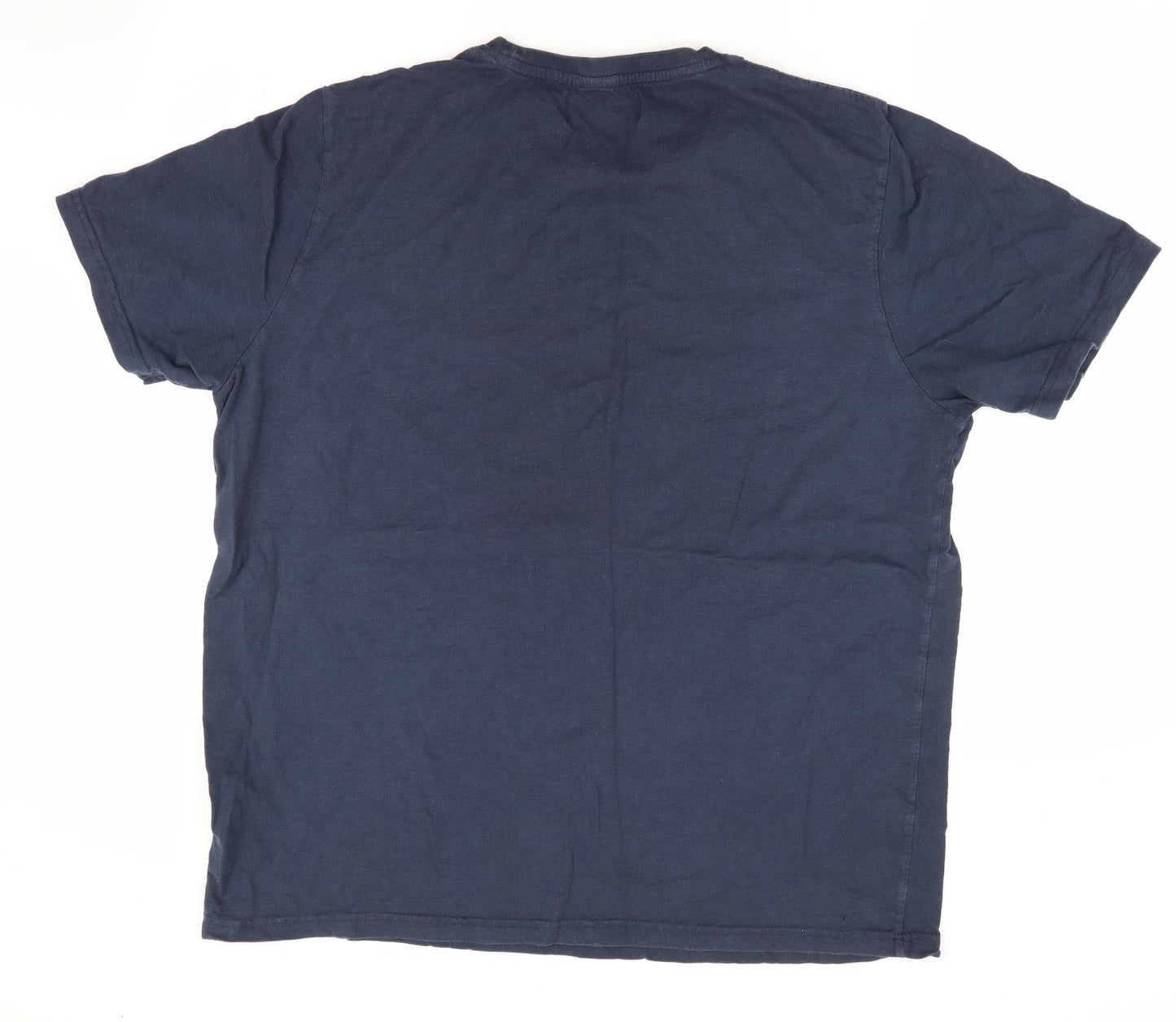 Rupert Buckley Mens Blue    T-Shirt Size 2XL