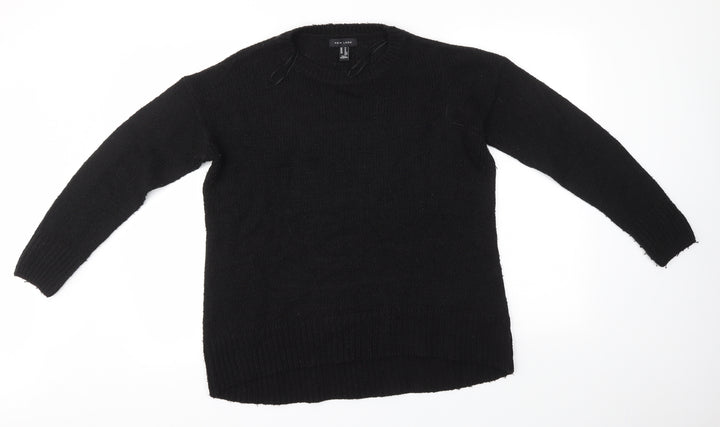 New Look Womens Black Pullover Jumper Size M