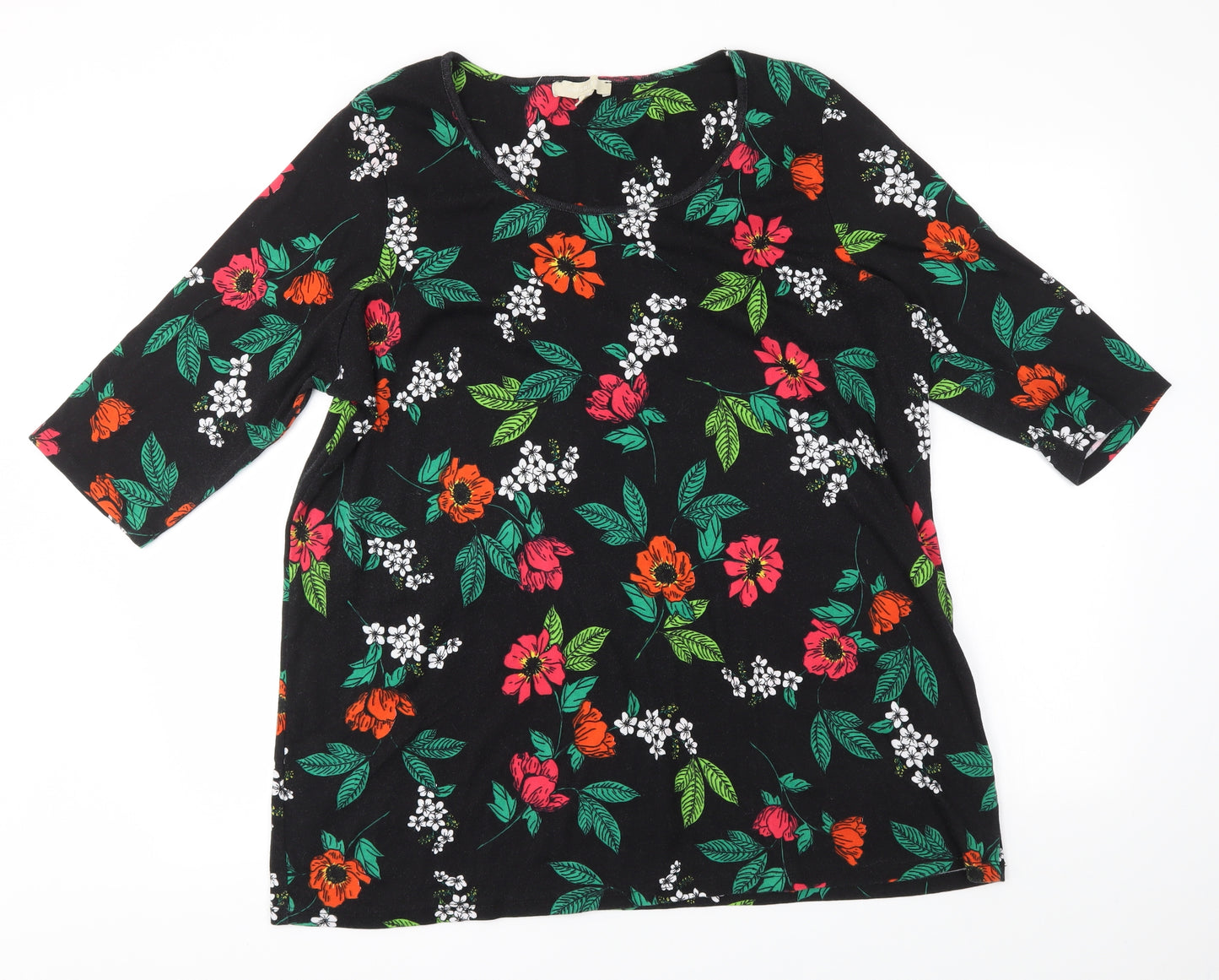 Anthology Womens Multicoloured Floral  Basic Blouse Size 22