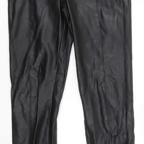 NEXT Womens Black   Trousers  Size 8 L27 in