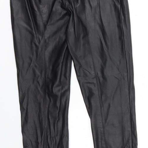 NEXT Womens Black   Trousers  Size 8 L27 in