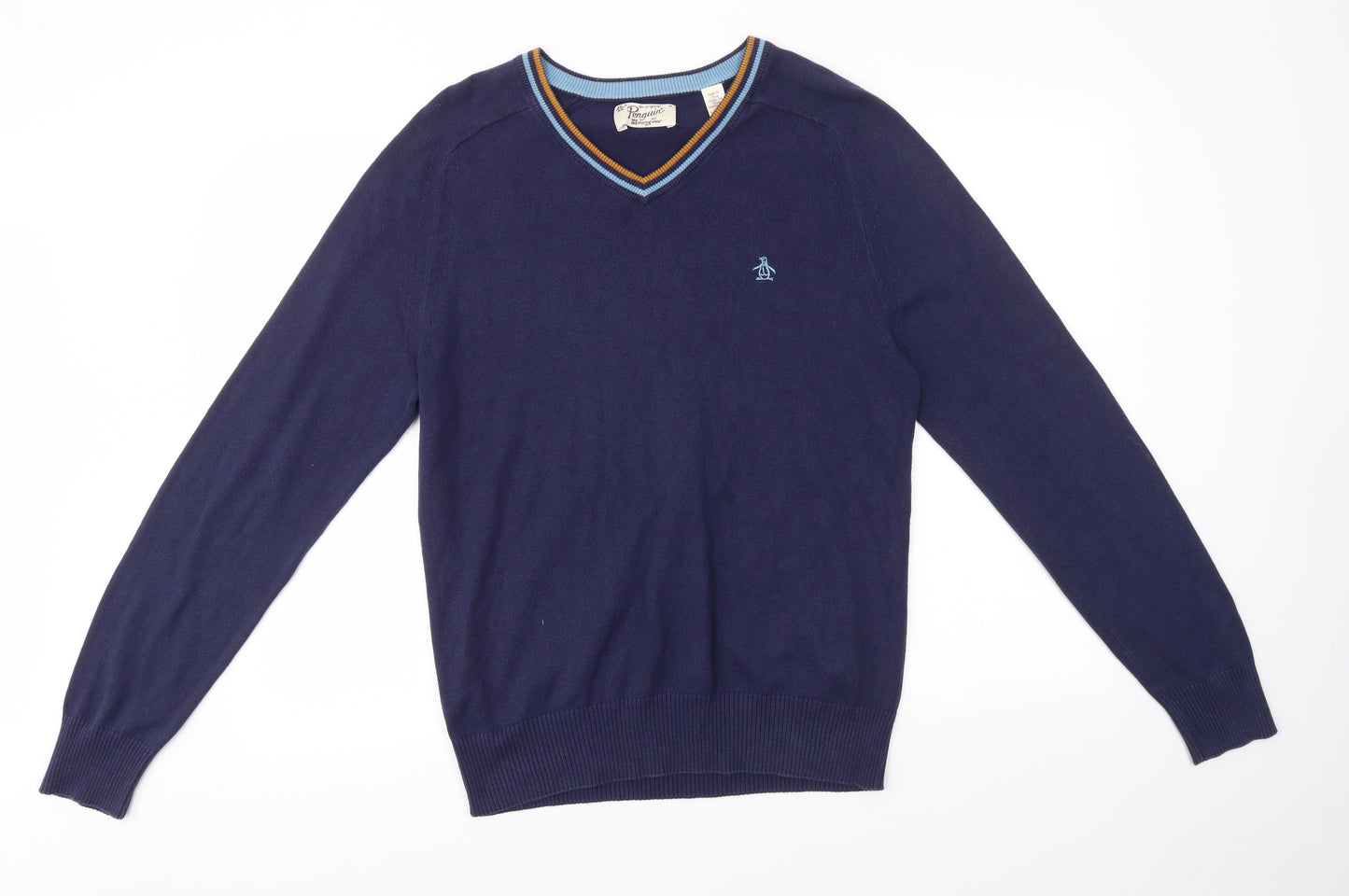Penguin Mens Blue   Pullover Jumper Size M