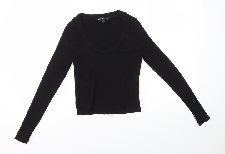 Forever New Womens Black Pullover Jumper Size S