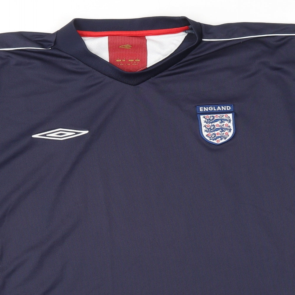 Umbro Mens Multicoloured   Basic T-Shirt Size L  - ENGLAND