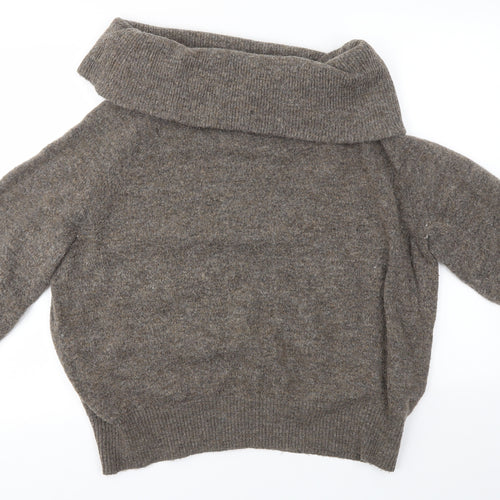 H&M Womens Brown   Pullover Jumper Size L