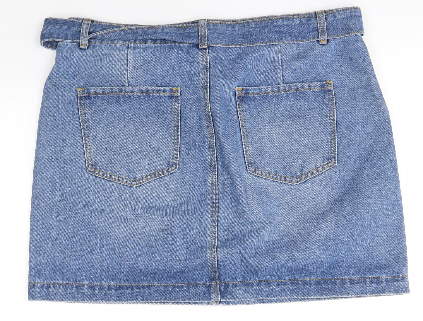 365 Denim Womens Blue   A-Line Skirt Size 16