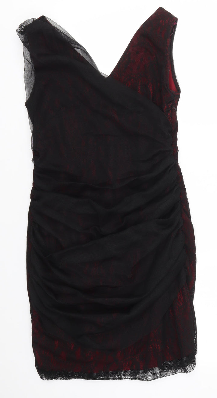 CC Fashion Womens Black Pencil Dress Size S