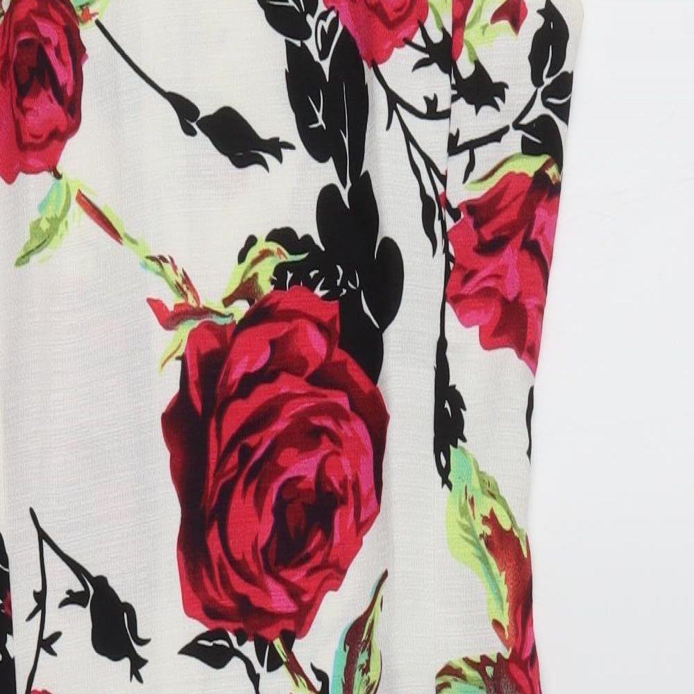 Real Form Womens Multicoloured Floral  Pencil Dress  Size 10