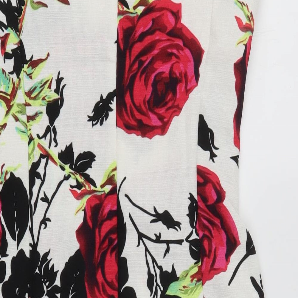 Real Form Womens Multicoloured Floral  Pencil Dress  Size 10