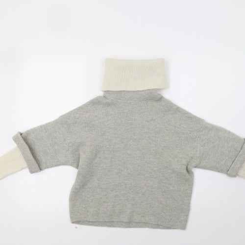 H&M Womens Grey   Pullover Jumper Size S