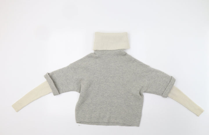 H&M Womens Grey Pullover Jumper Size S
