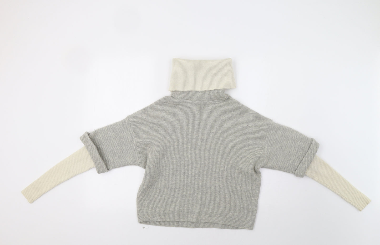 H&M Womens Grey   Pullover Jumper Size S