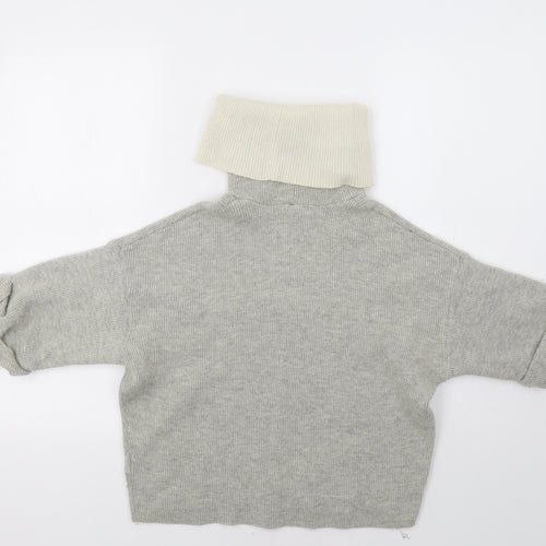 H&M Womens Grey   Pullover Jumper Size S