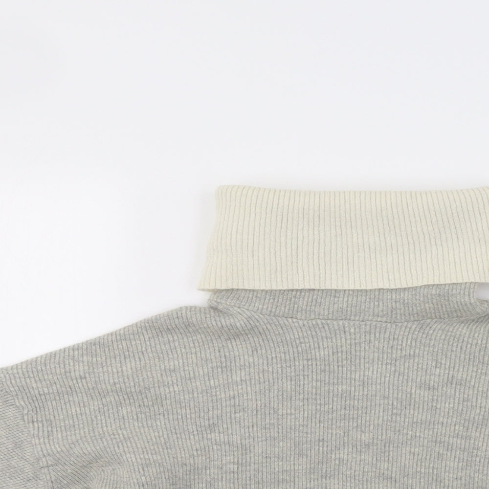 H&M Womens Grey   Pullover Jumper Size S