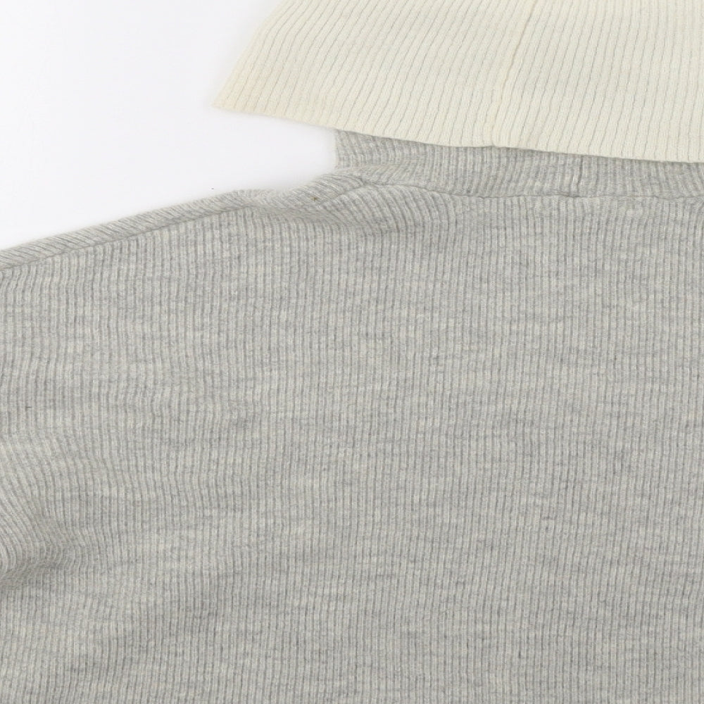 H&M Womens Grey   Pullover Jumper Size S