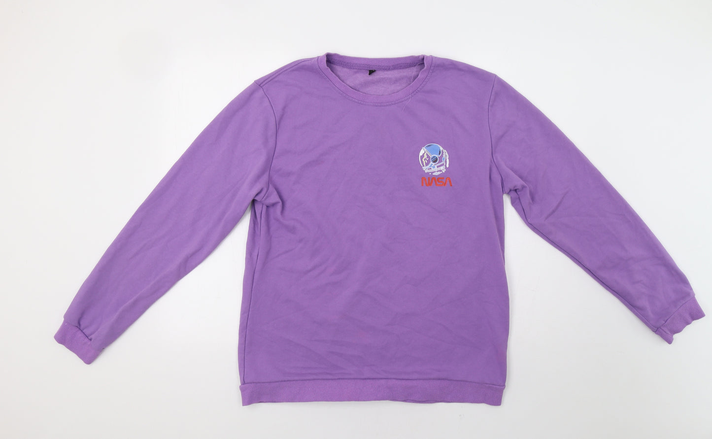 SheIn Womens Purple   Pullover Sweatshirt Size XL  - NASA