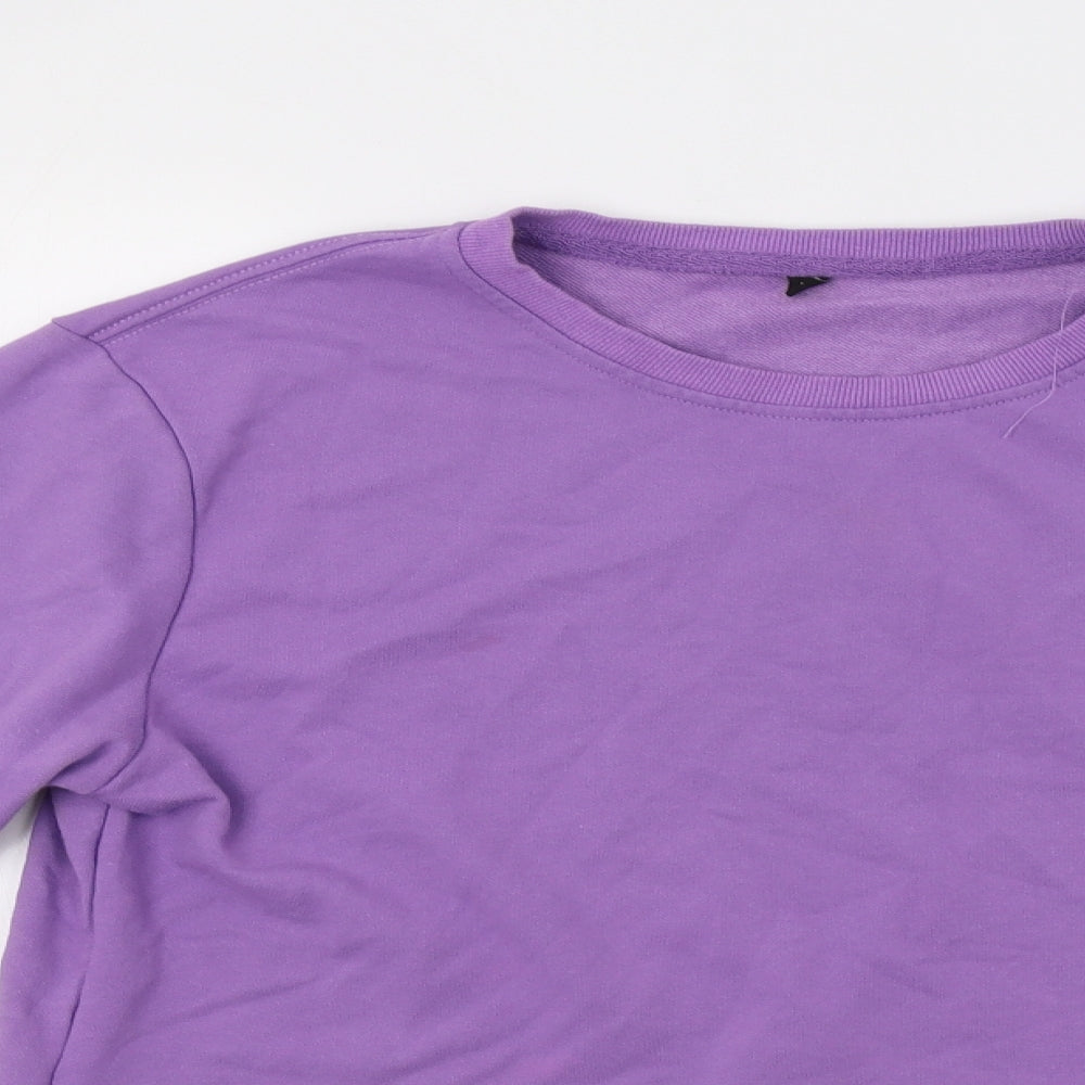SheIn Womens Purple   Pullover Sweatshirt Size XL  - NASA