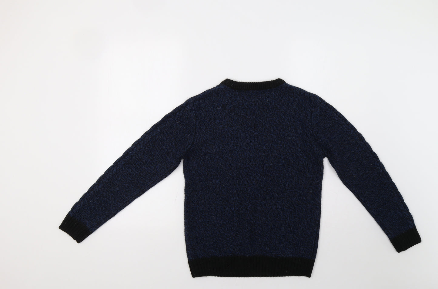 F&F Boys Blue   Pullover Jumper Size 11-12 Years