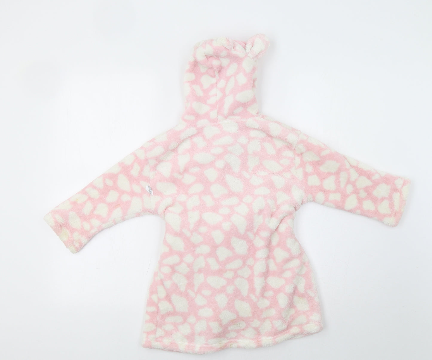 Billy&Millie Girls Pink Animal Print  Kimono Robe Size 3-4 Years