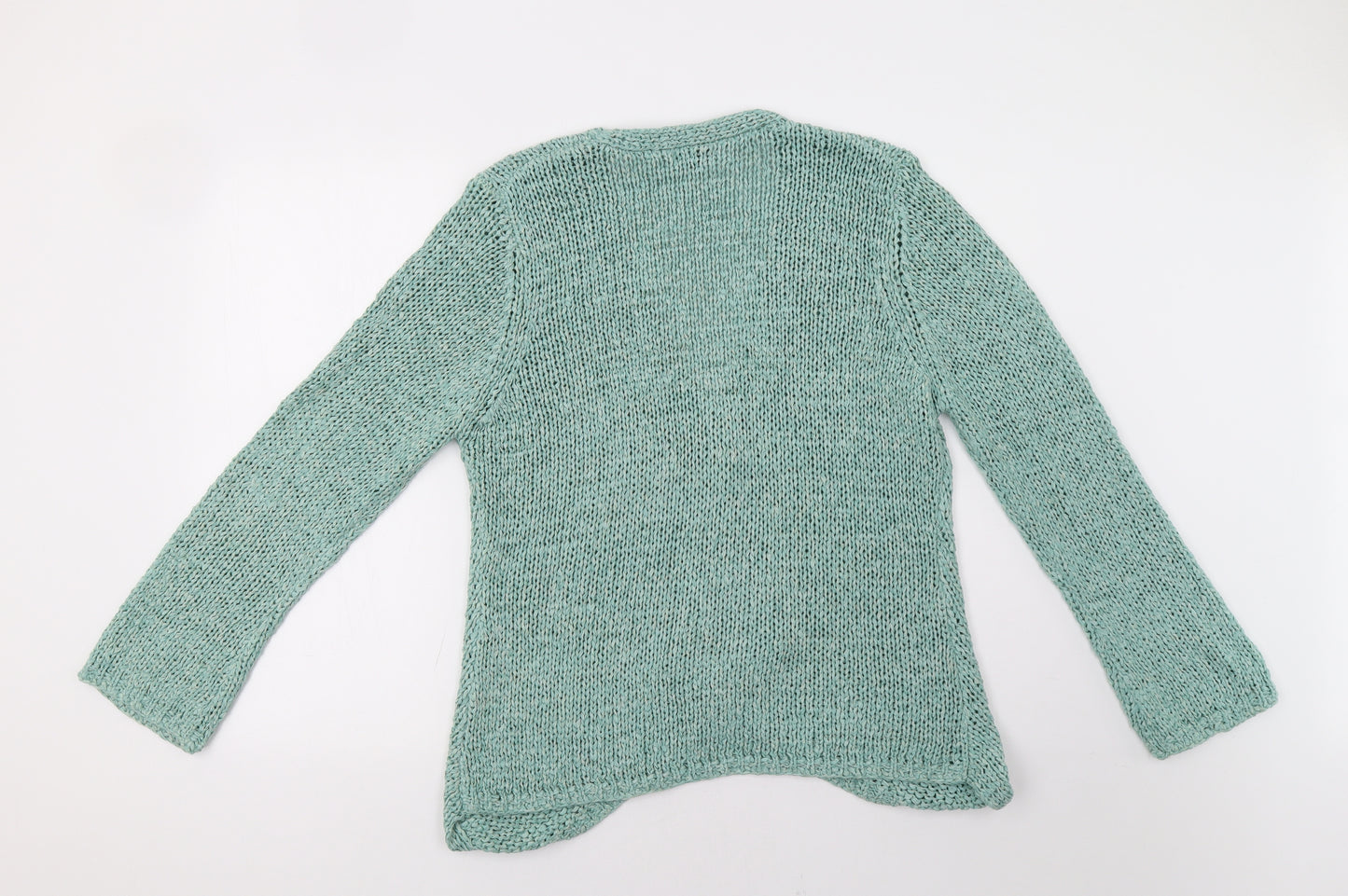 Per Una Womens Green   Cardigan Jumper Size L
